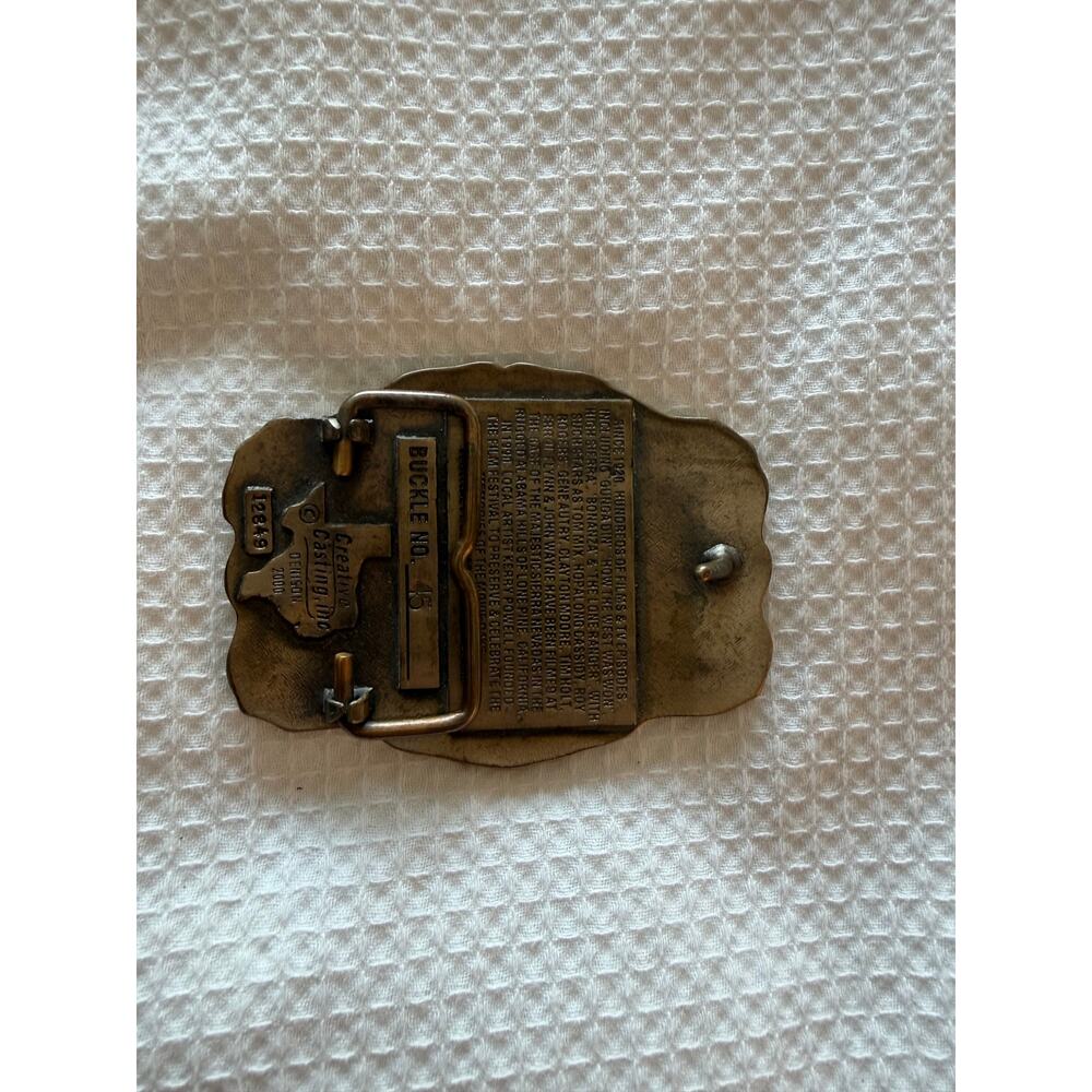 Lone Pine Film Festival 2000 Belt Buckle #45 - Picture 2 of 3